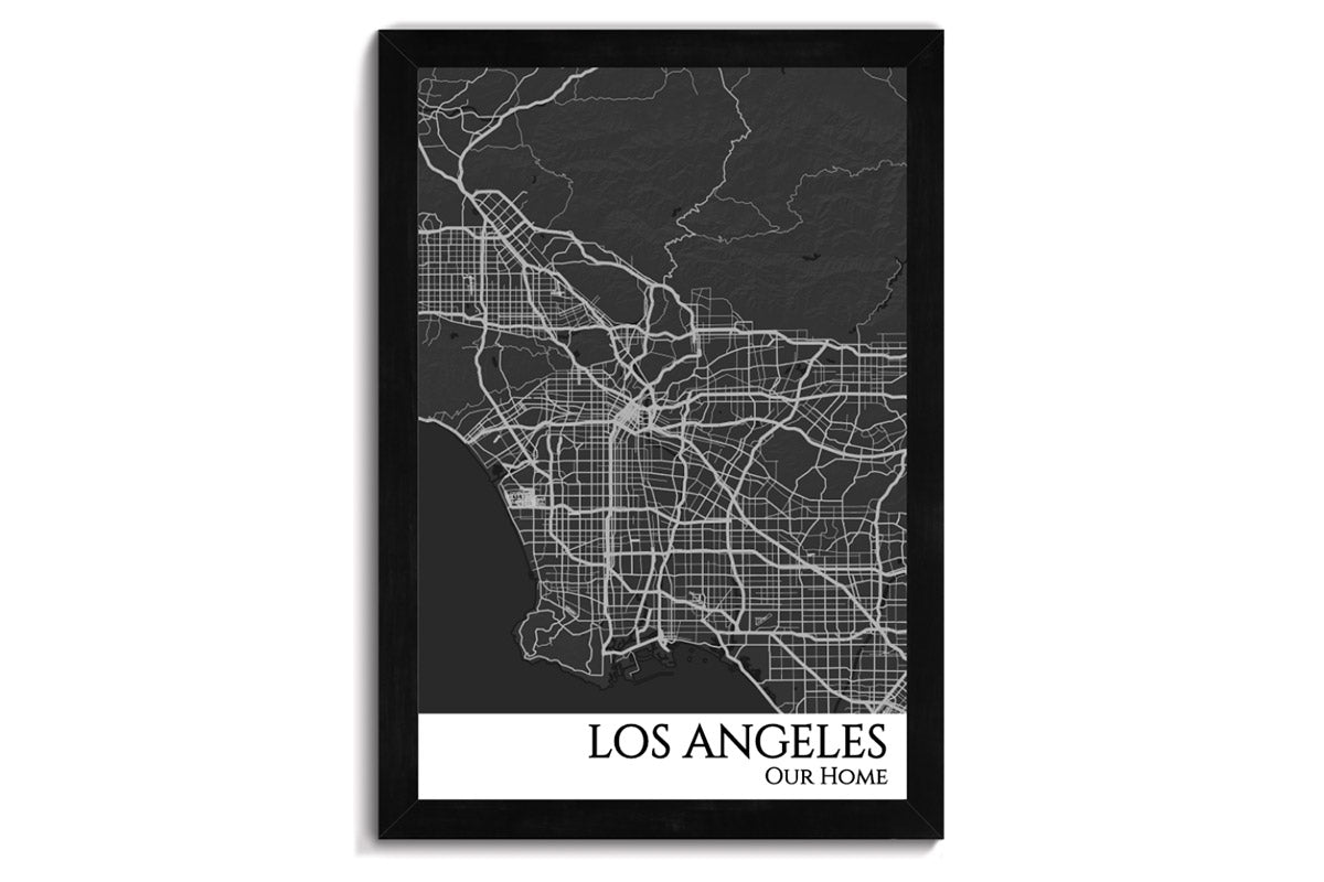 los angeles wall art