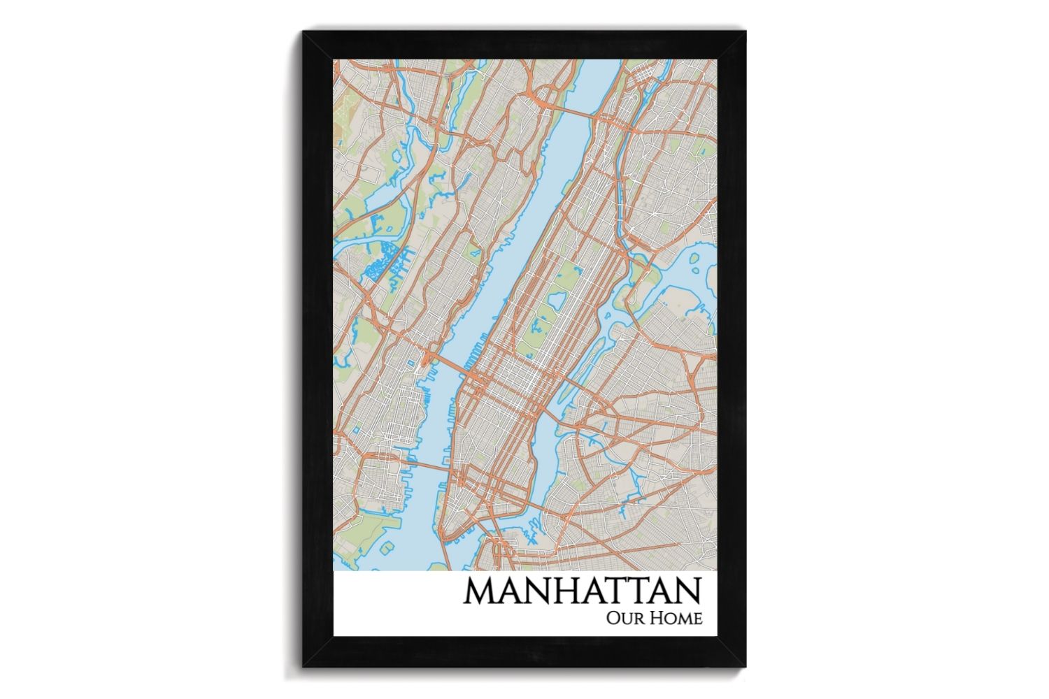 manhattan street map