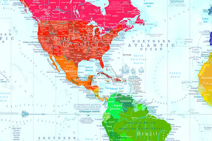 world maps for kids
