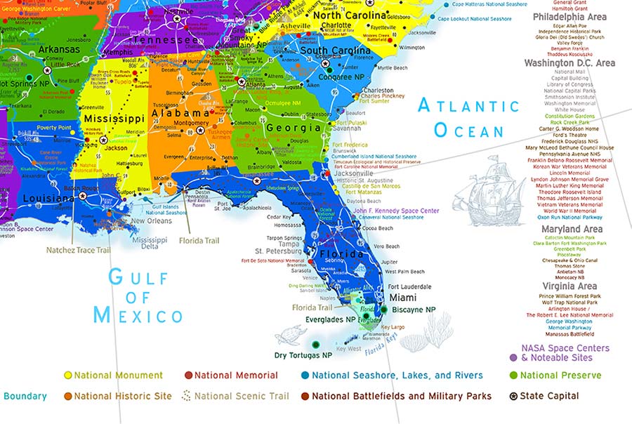 usa travel map for kids