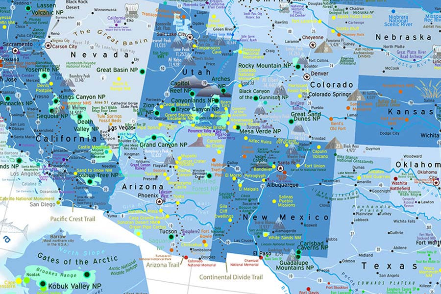 us map for kids