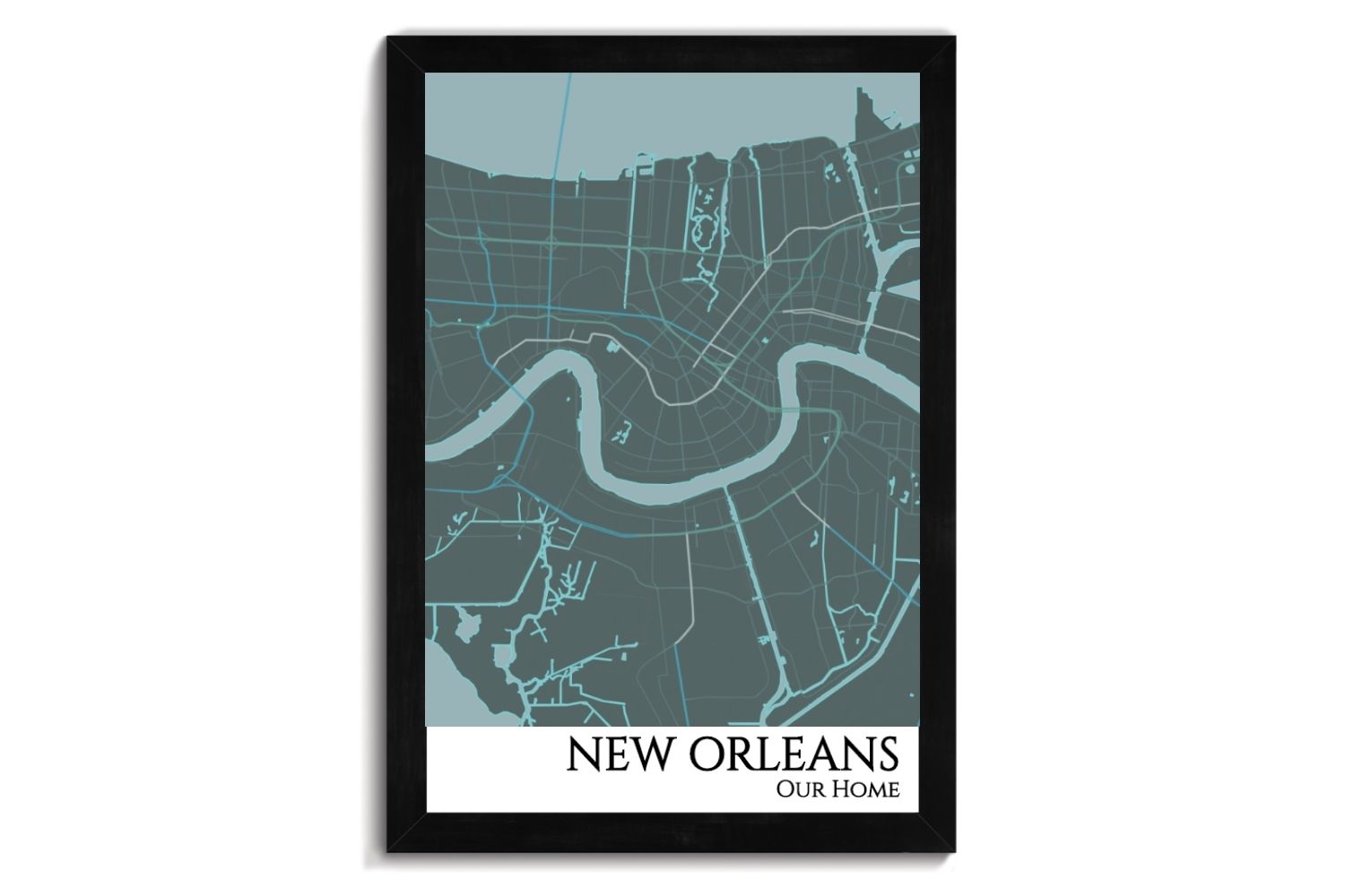street Map of New Orleans