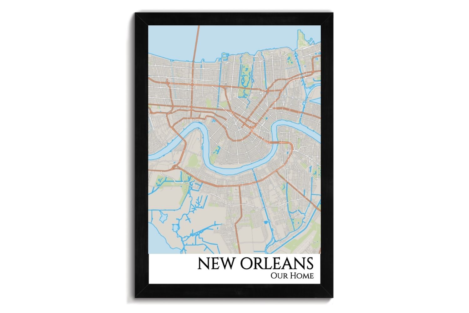 New Orleans City map