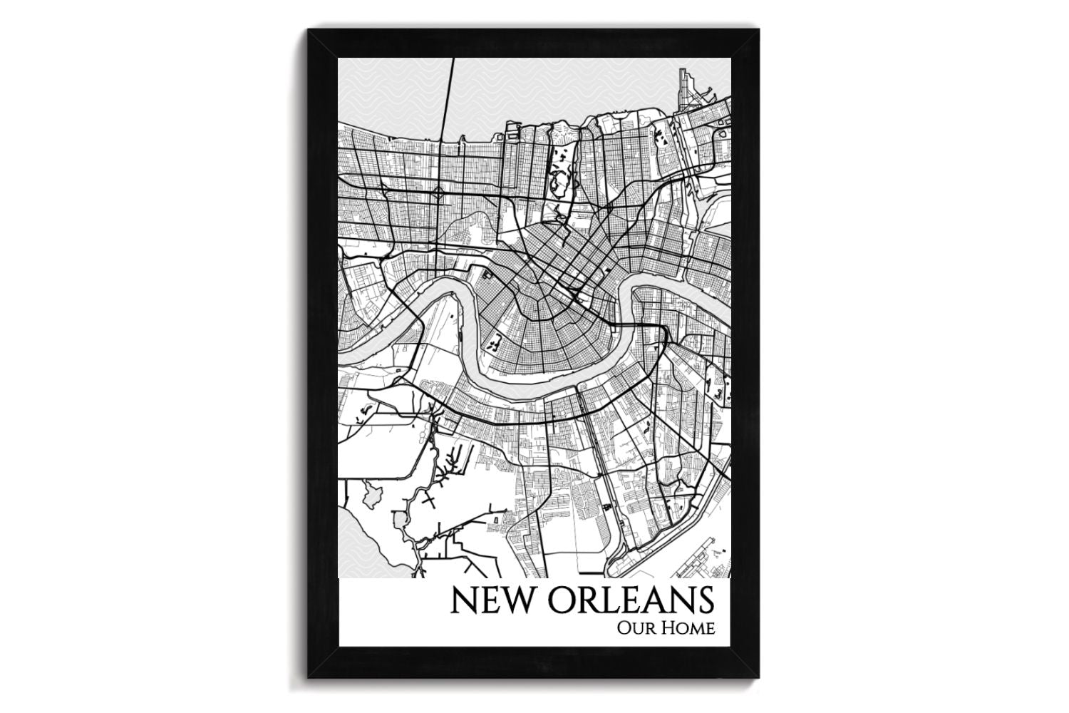 Map of New Orleans
