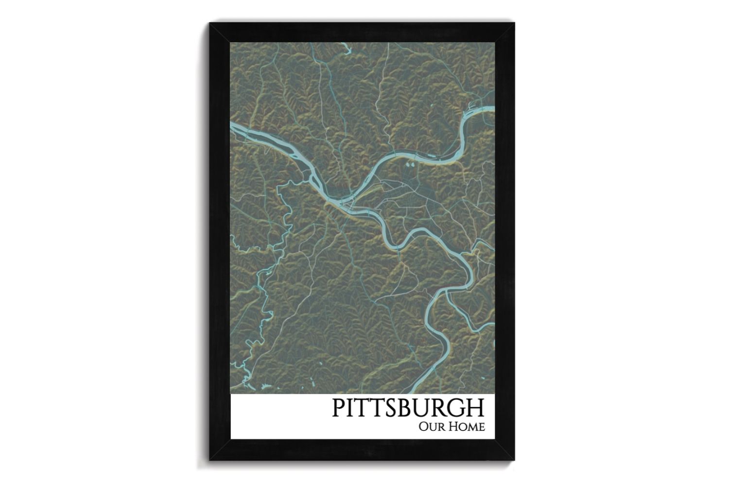 Pittsburgh city map