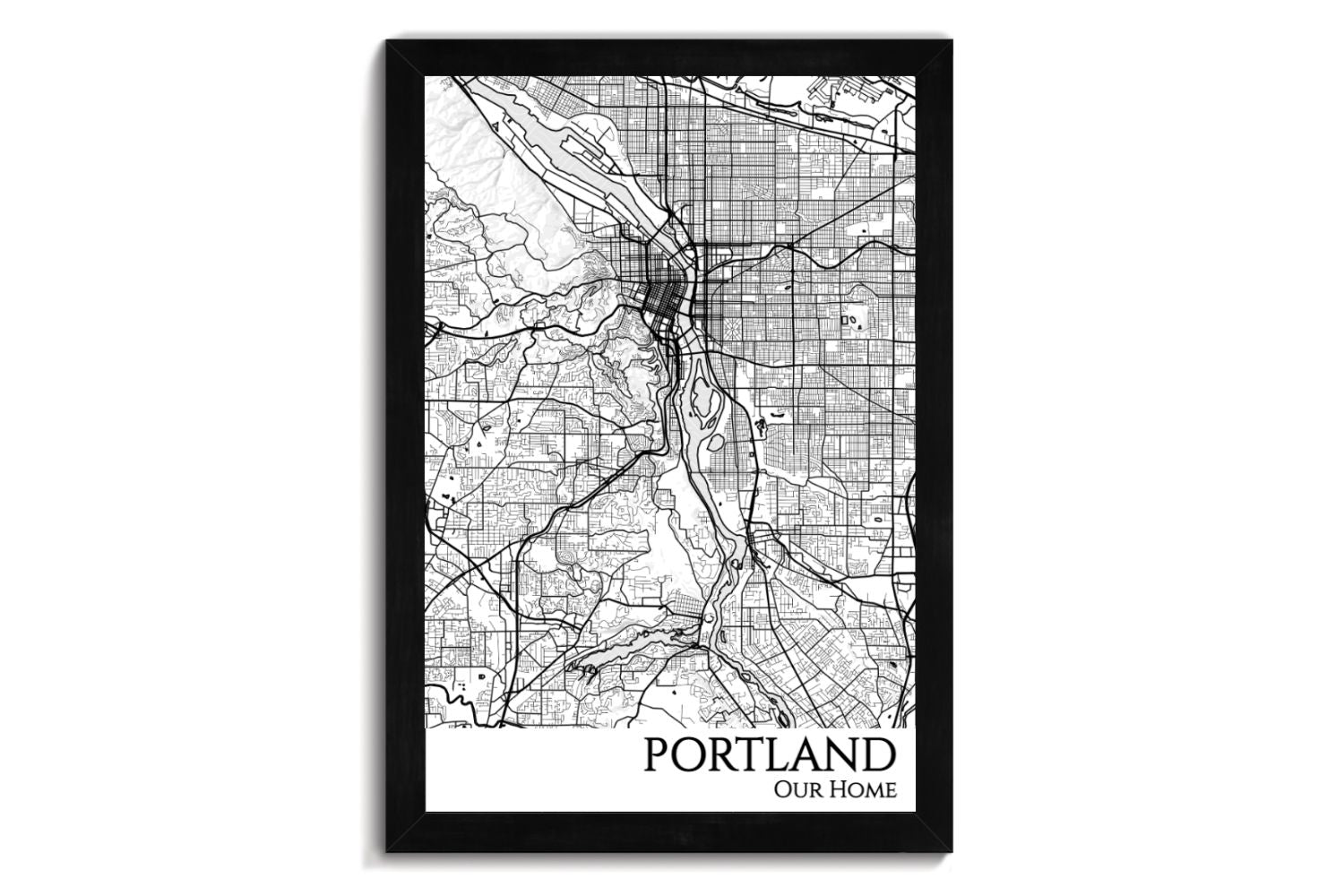 Portland Oregon City Map