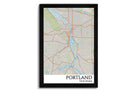 map of portland