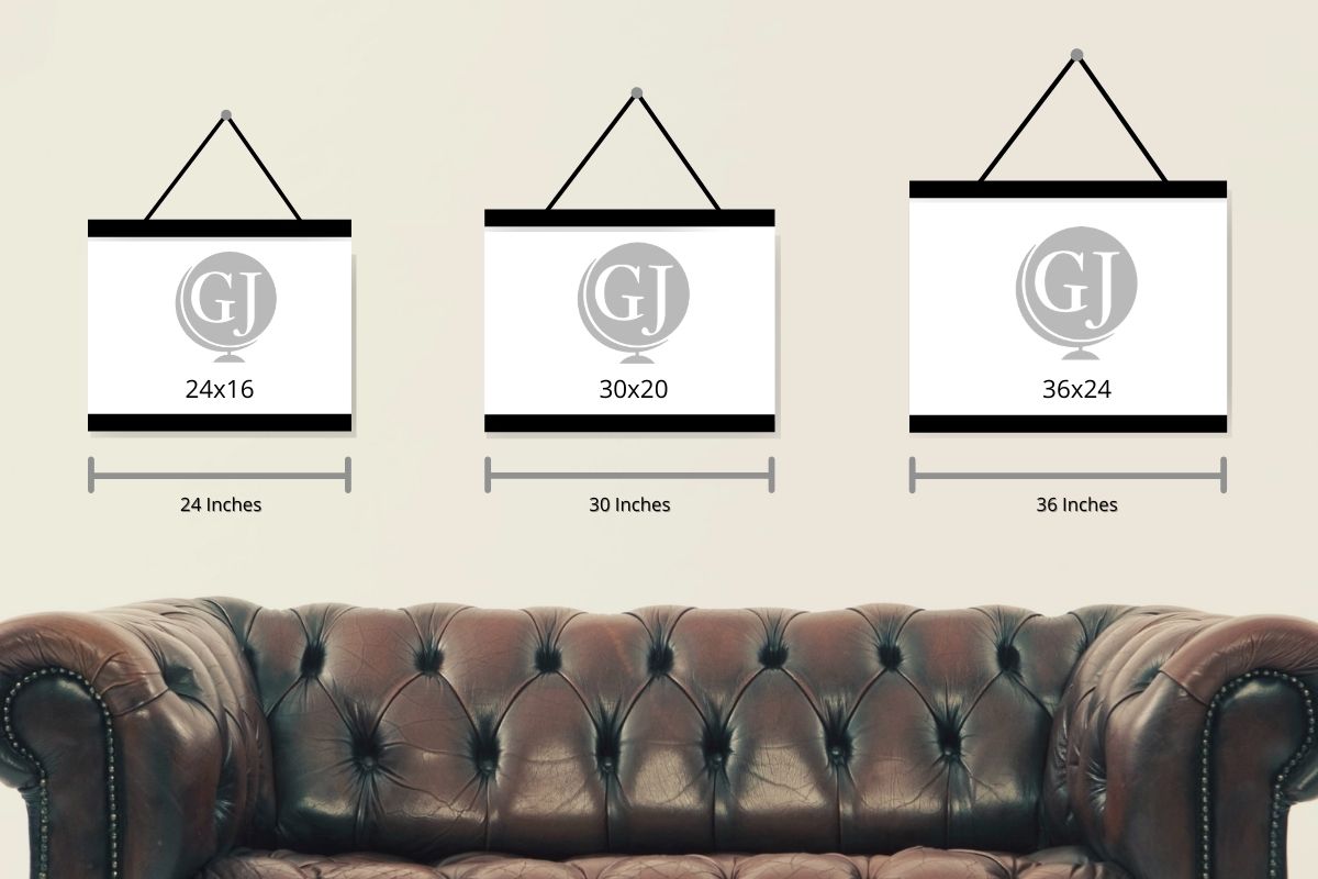 poster hanger sizes