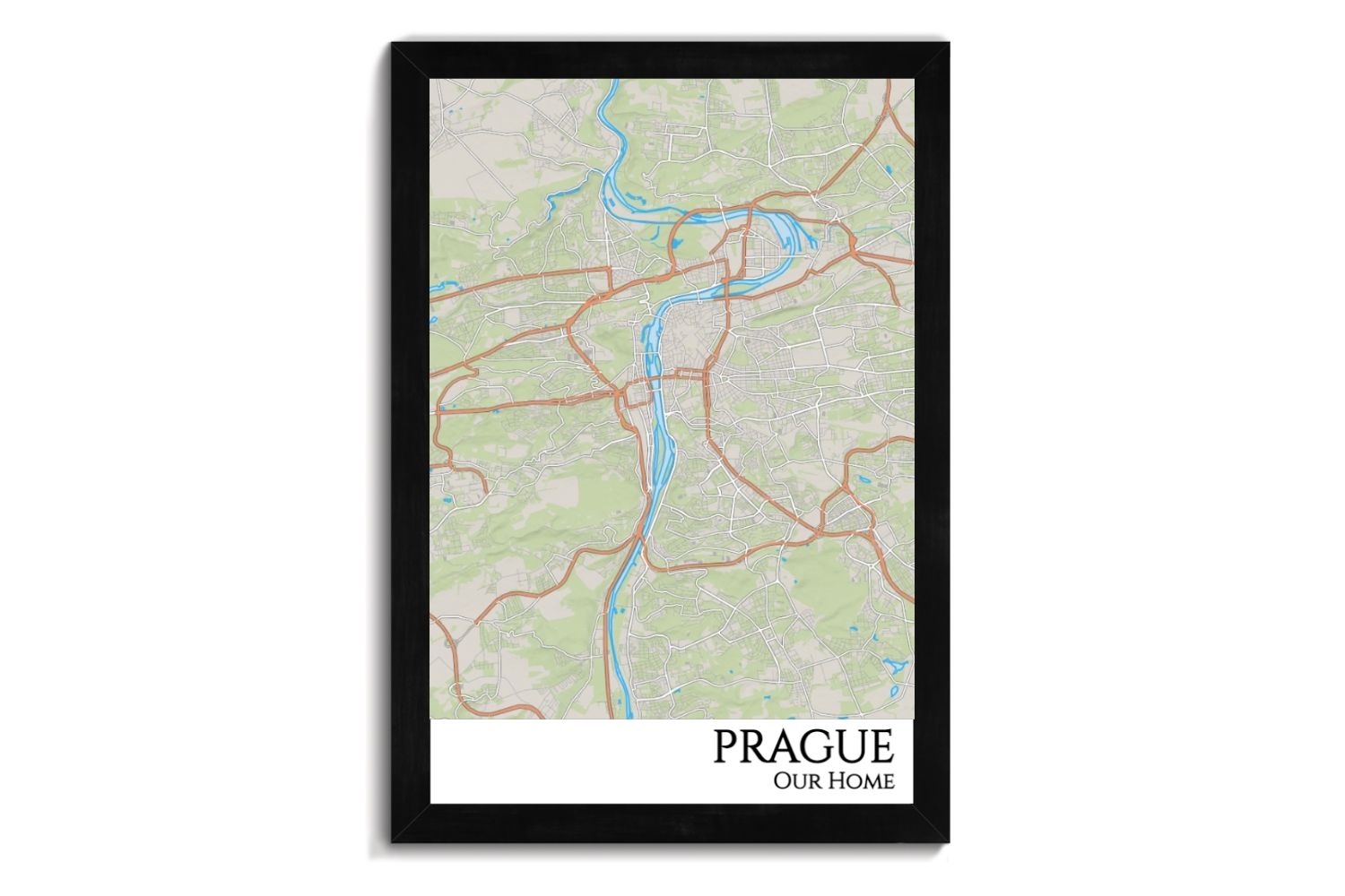 map of prague