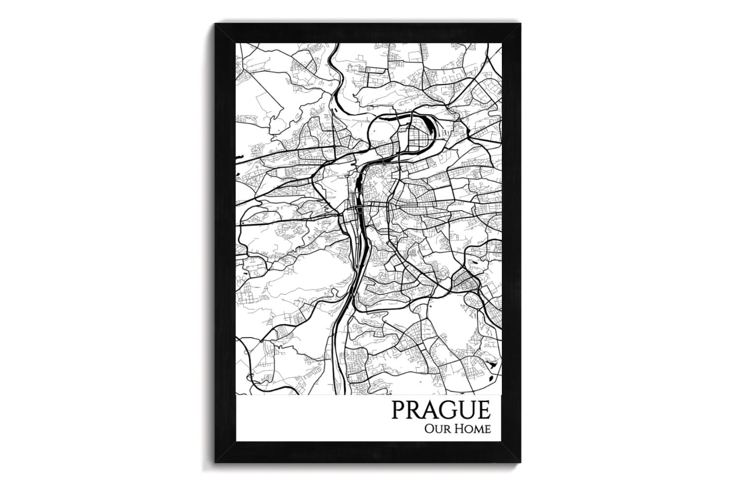 map of prague