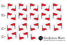 red map stickers