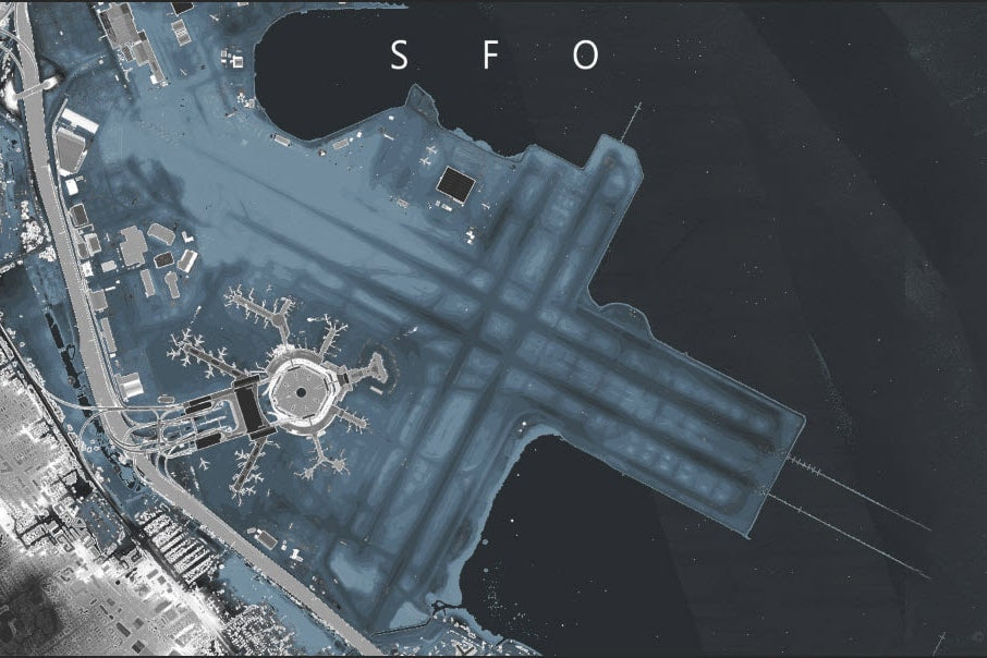 sfo airport map