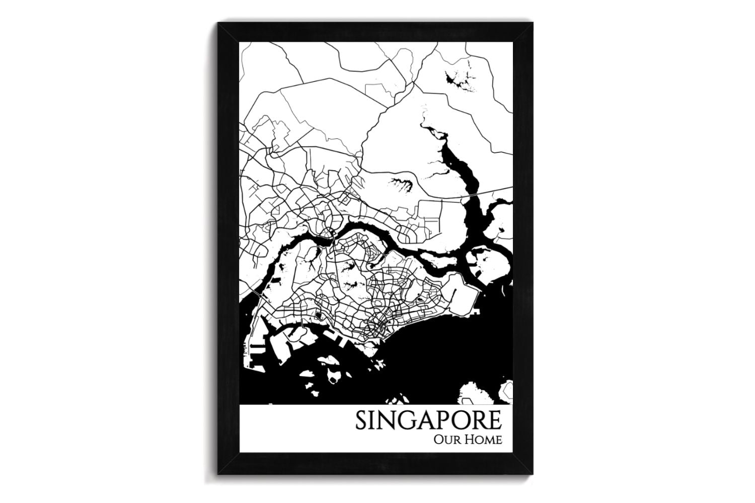 map of singapore