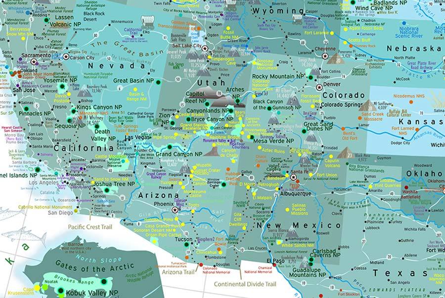 map of the united states for kids