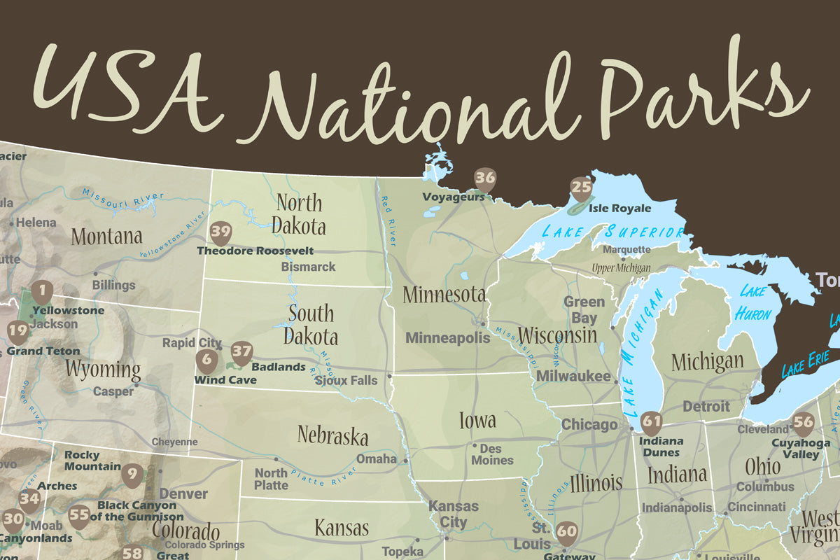 National Parks in midwest
