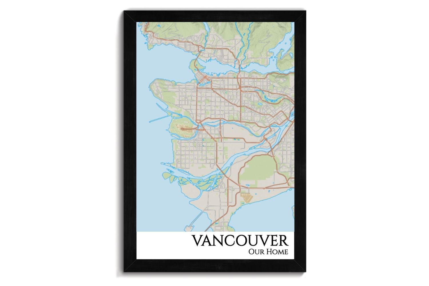 vancouver british columbia map