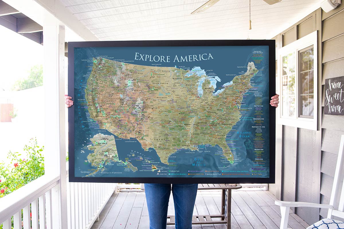 map of national parks in usa