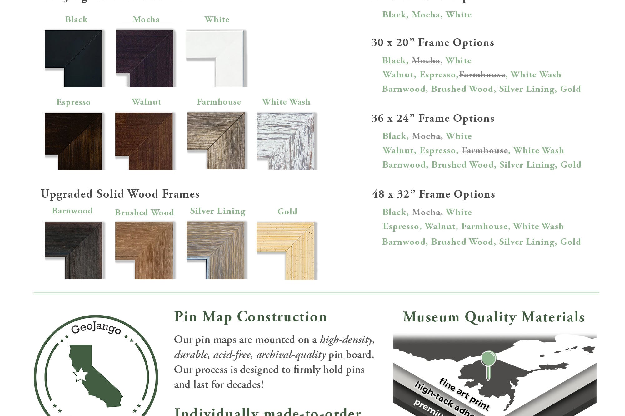 frames made in pleasanton california