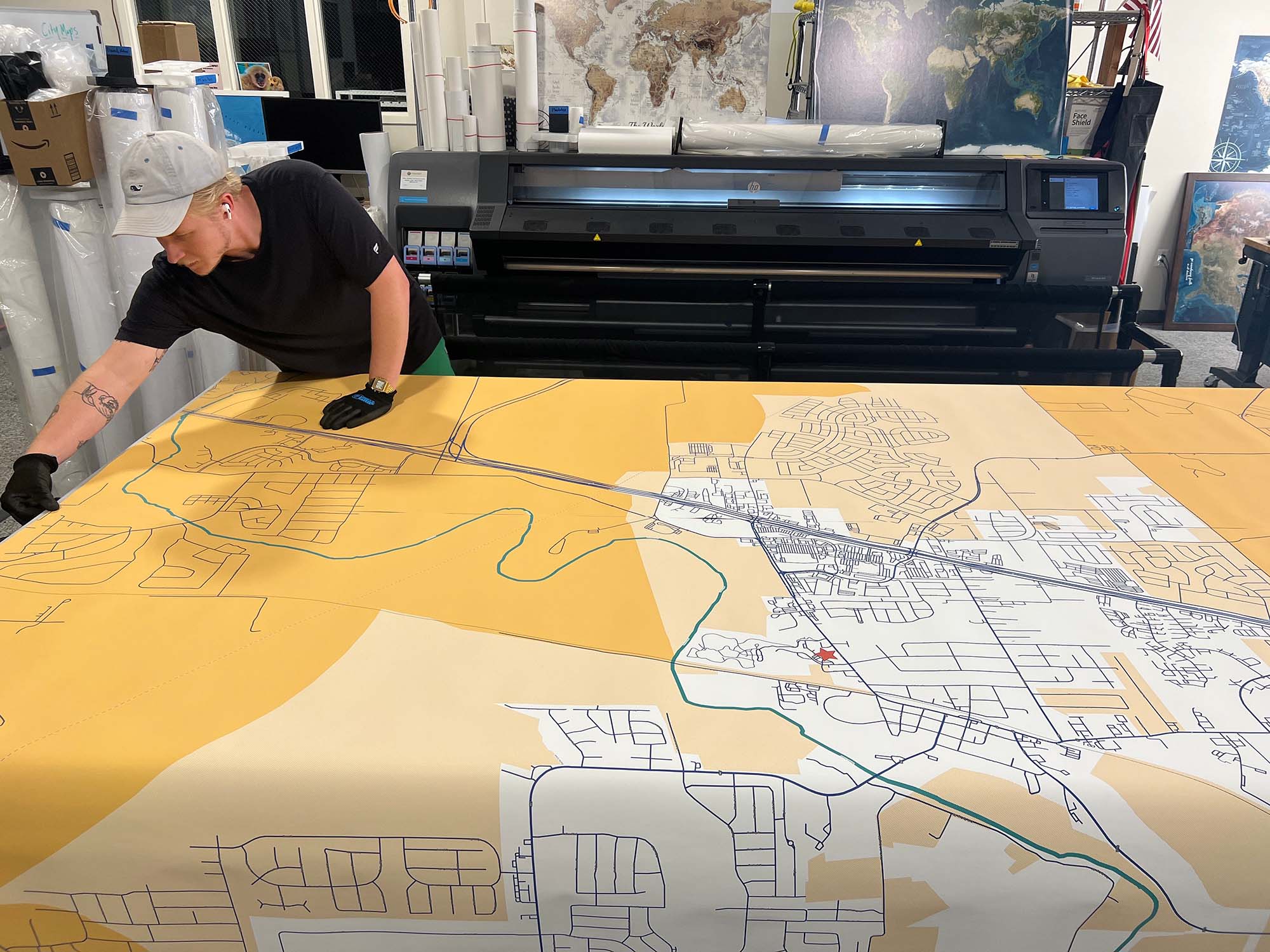 Elevate Your Office Decor: Discover the Impact of a Push Pin Map!