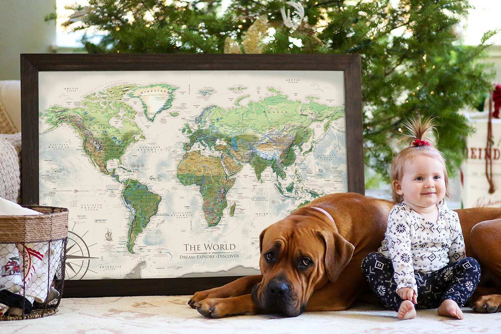 6 Reasons Why A Travel Map Is The Perfect Holiday Gift