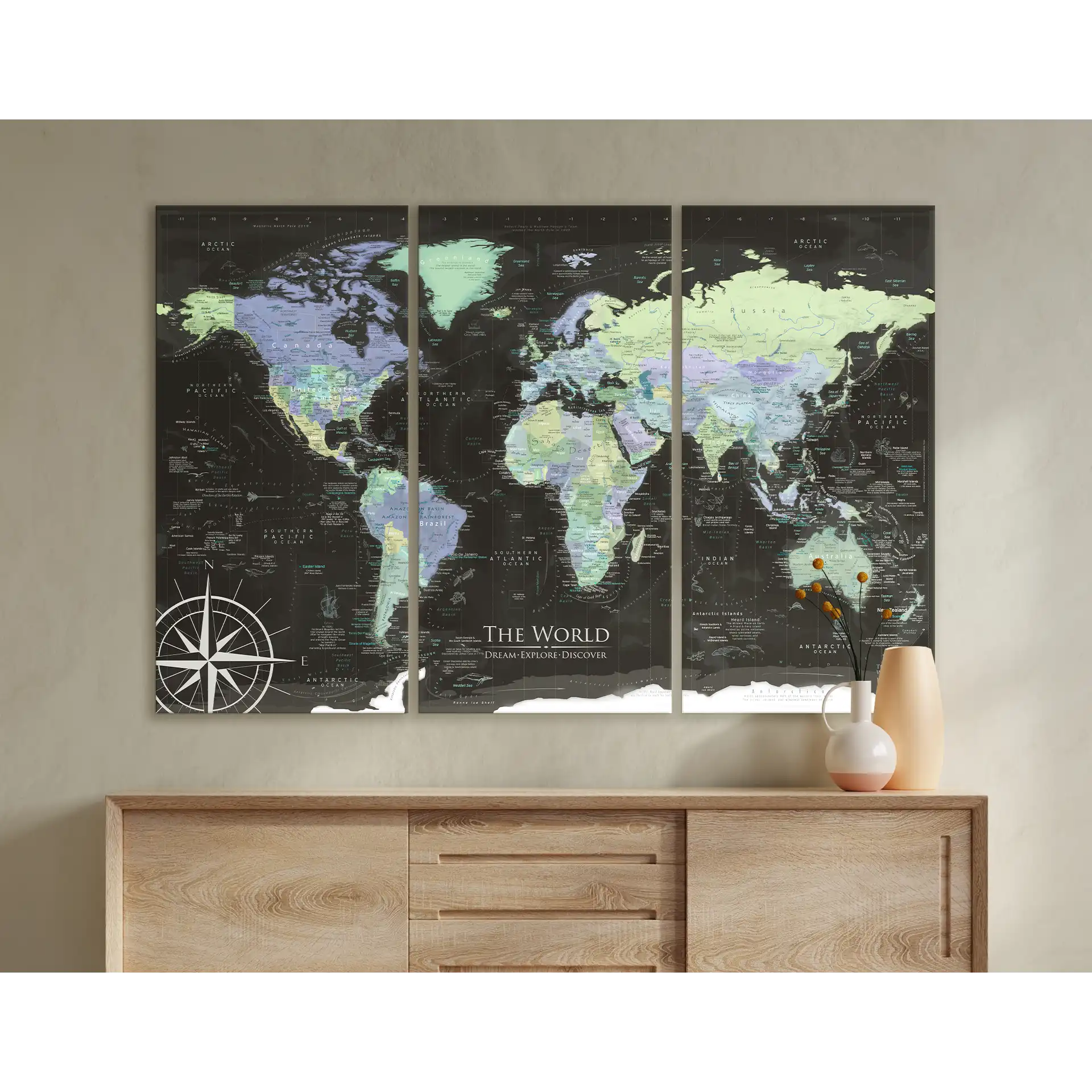 60x40 (Three 20x40 Panels)