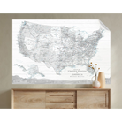 usa wall map laminated large