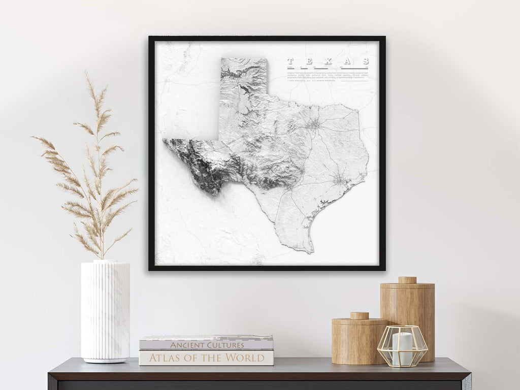Texas hill country wall art