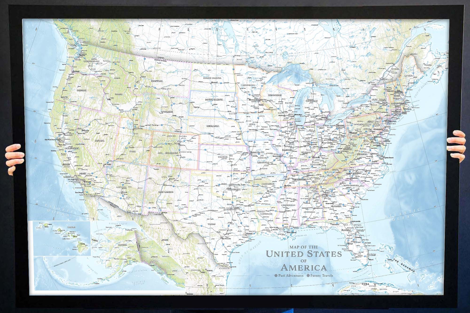 usa road map highways