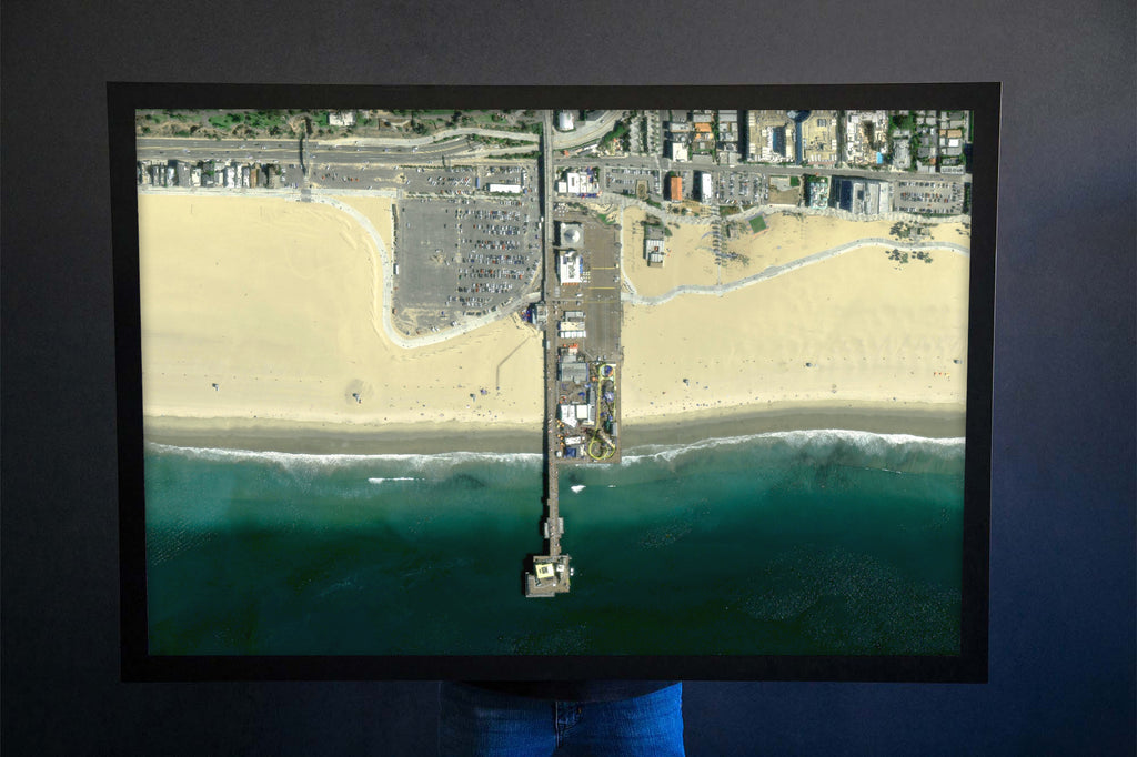 beach satellite wall art