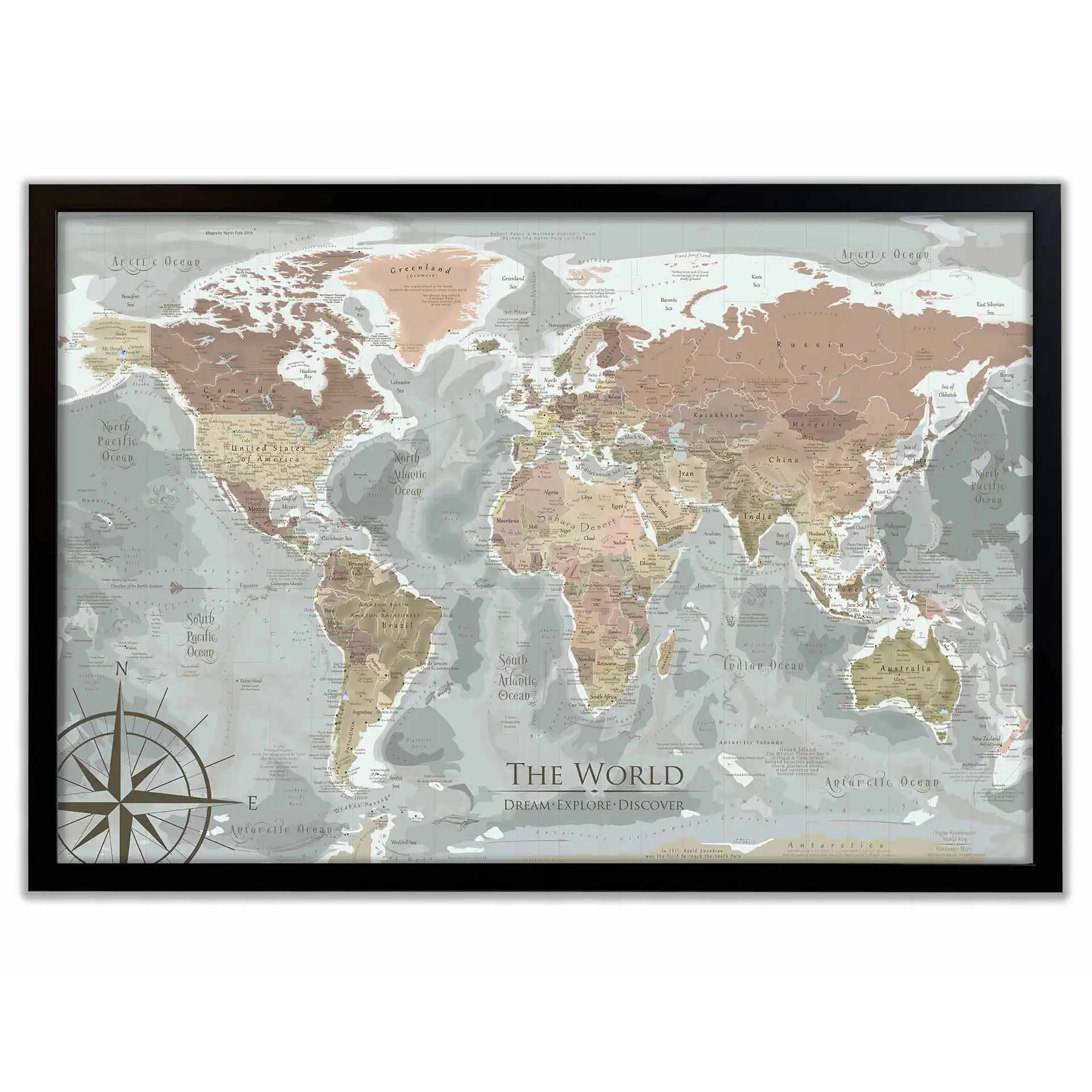 map of the world pinnable