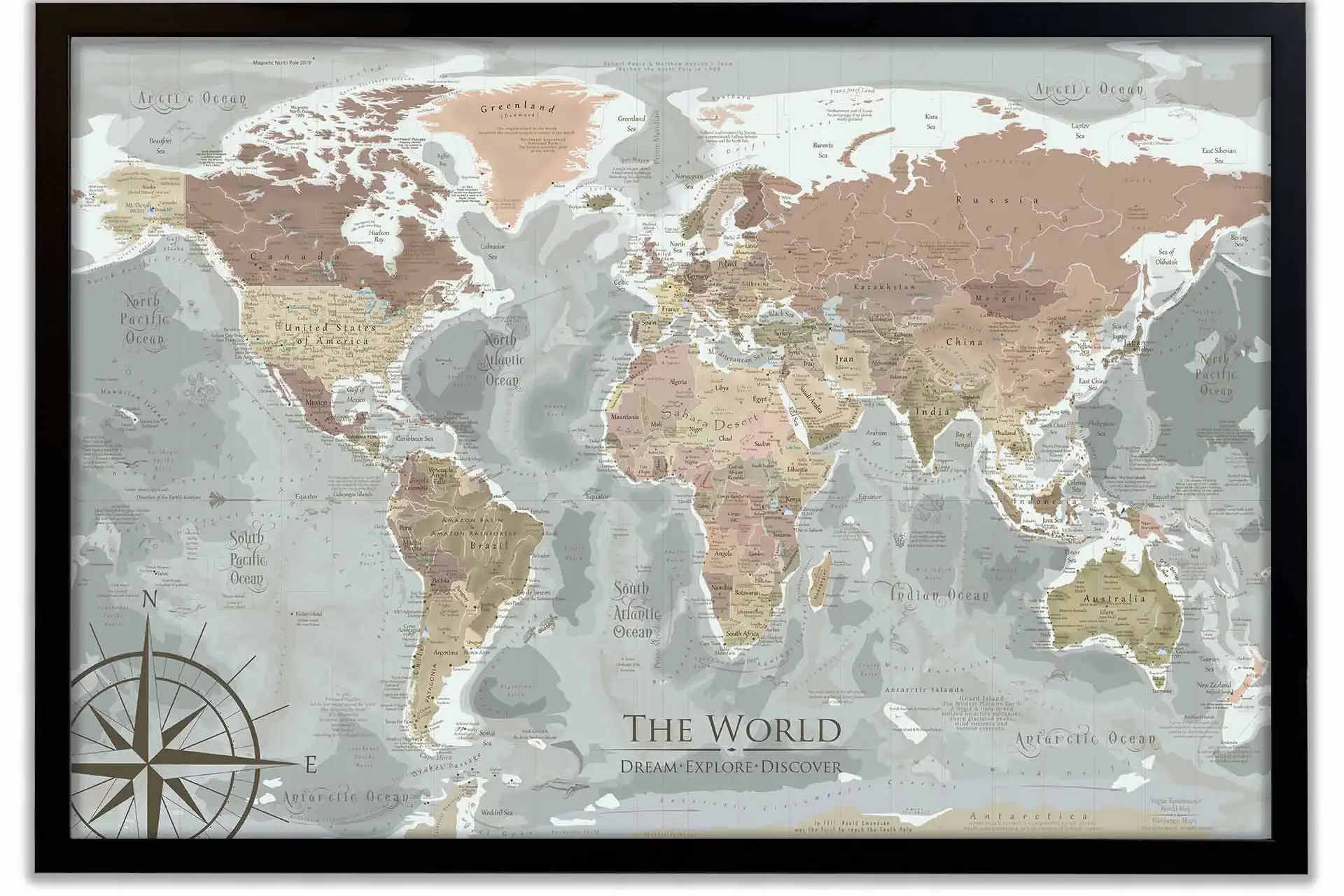 map of the world pinnable