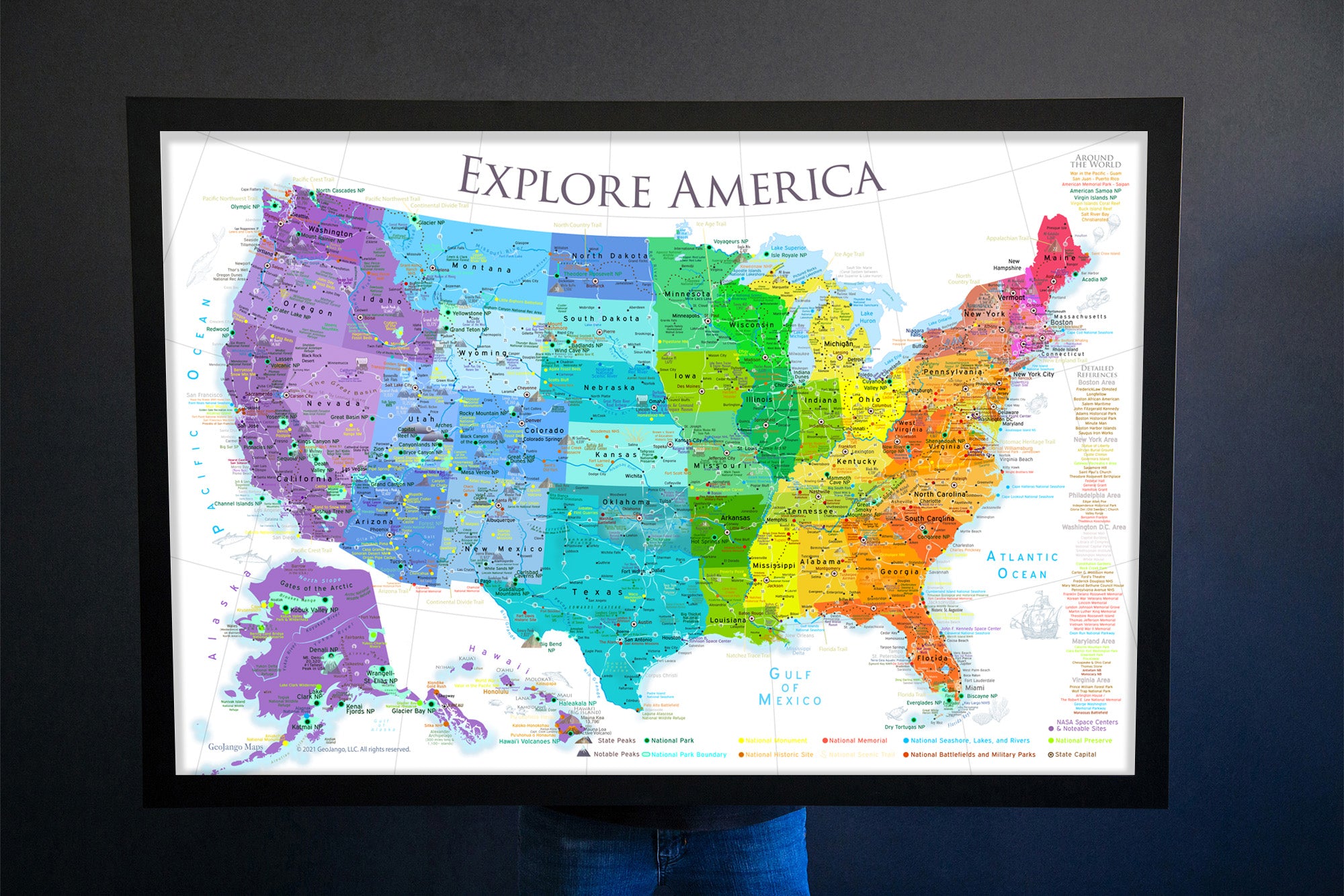 national geographic united states map