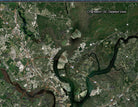 Map of Charleston sc satellite map giant