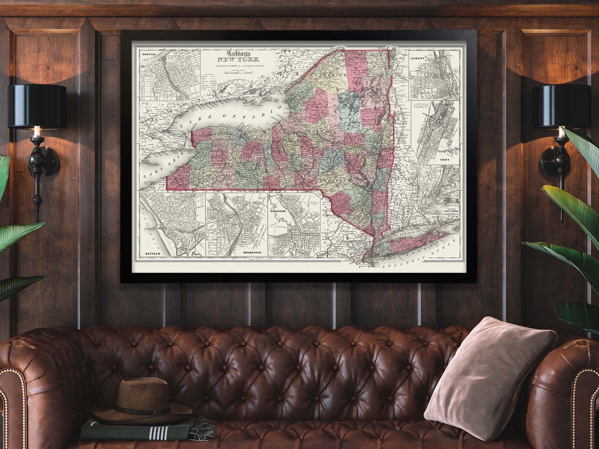 vintage new york wall art