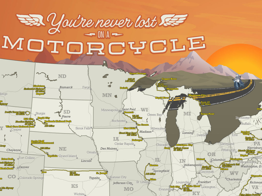 Best motorcycle road trips in california