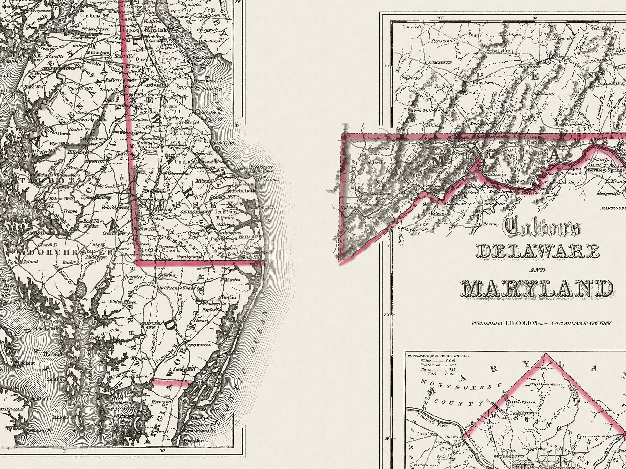 old maryland map