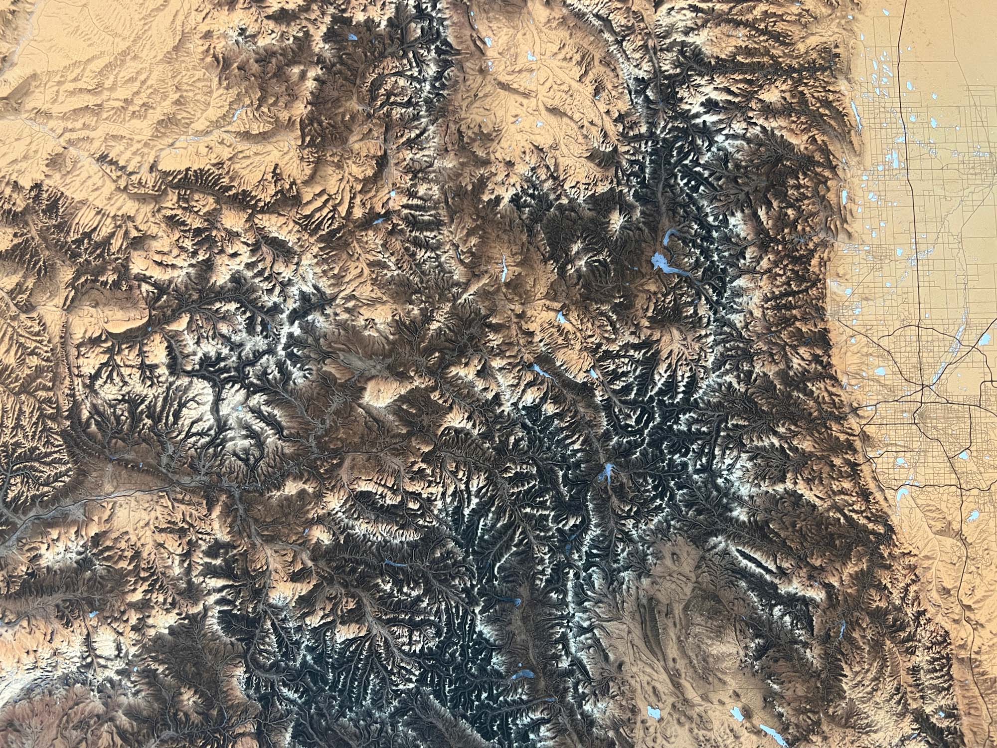 Beautiful Topographical Map of Colorado – GeoJango Maps