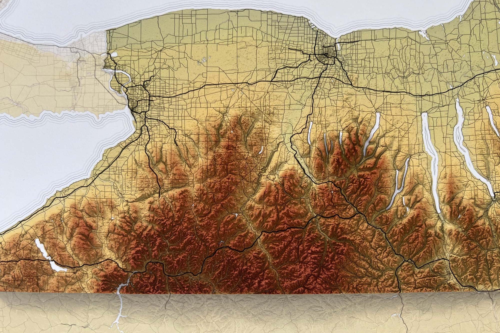 Adirondack Mountains Detail map