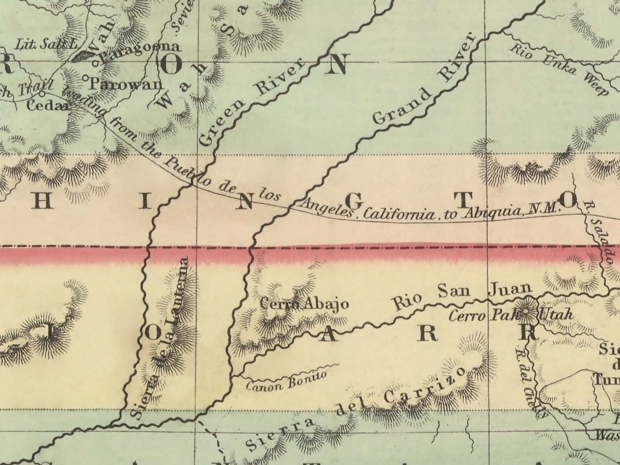 restored new mexico map 1850s