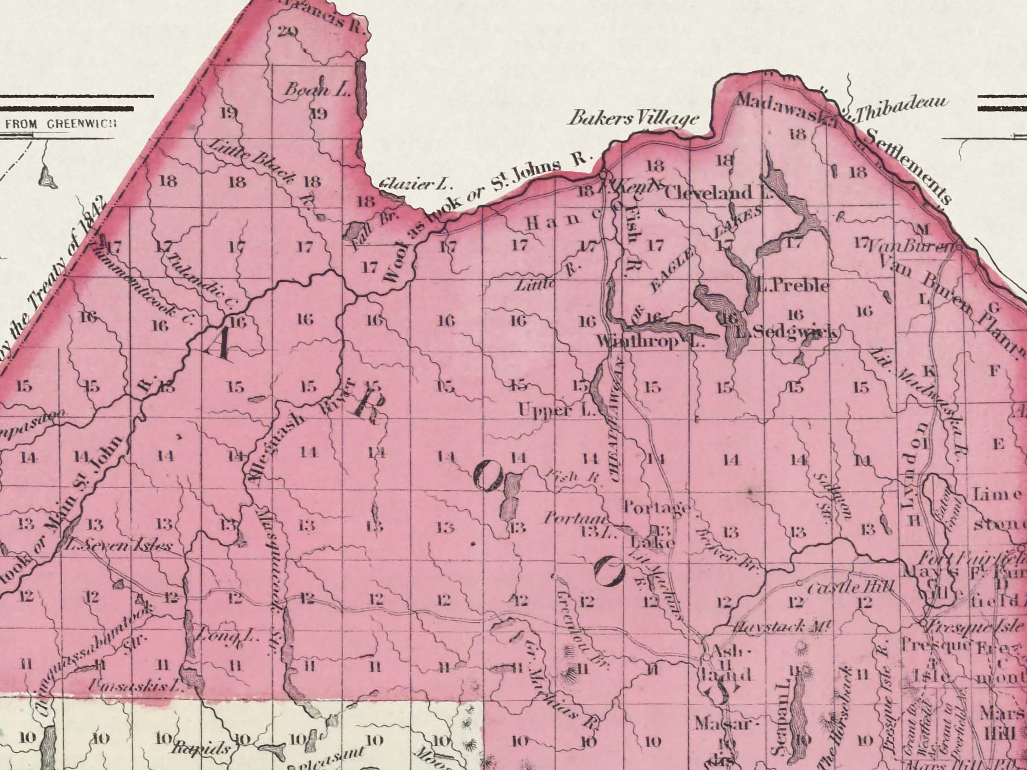 historical maps Maine state