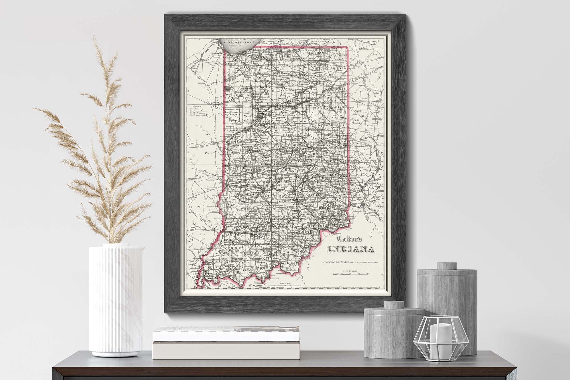 historical maps indiana state
