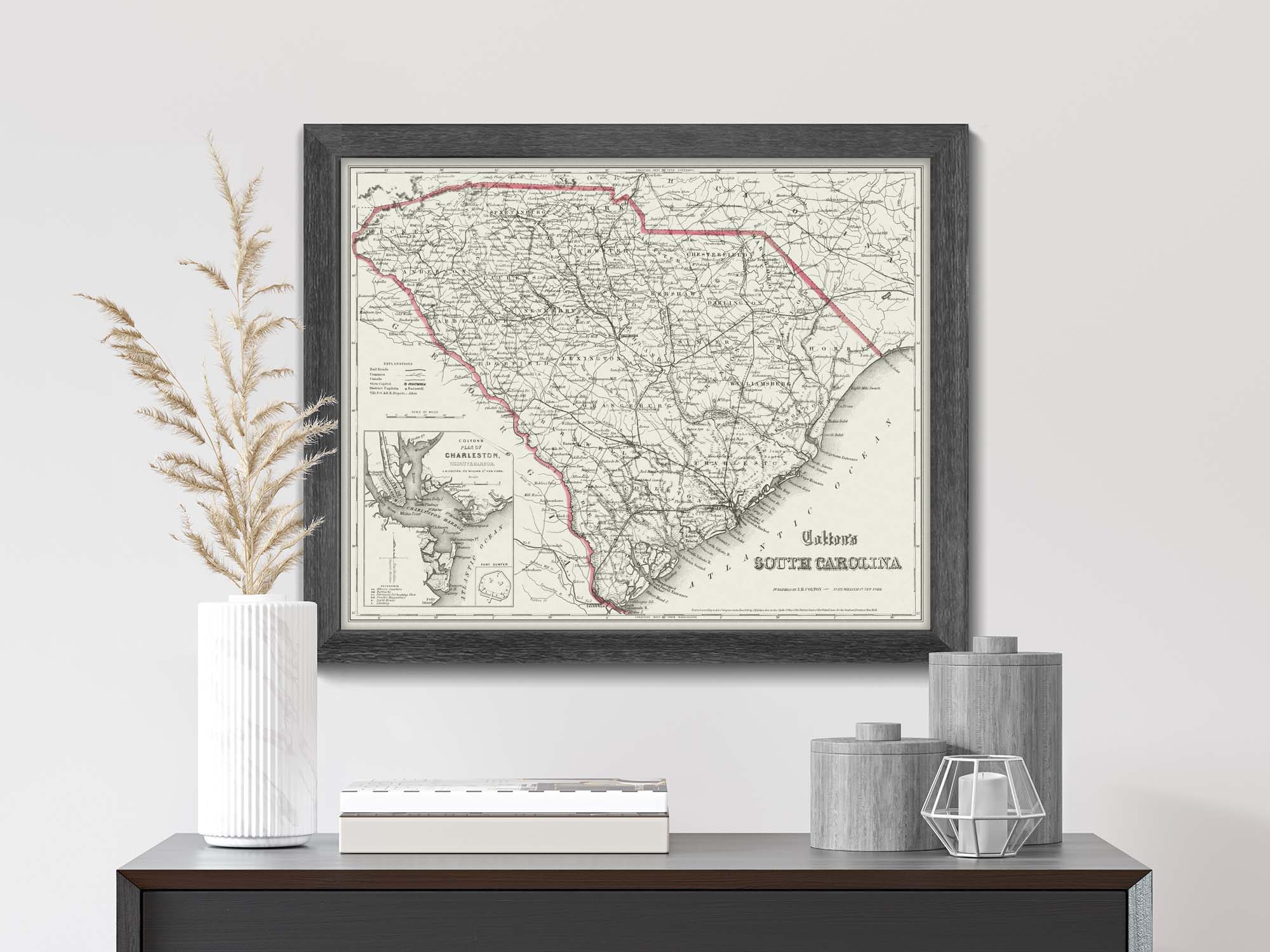 old south carolina maps