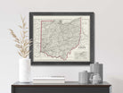 Old Ohio Map Print