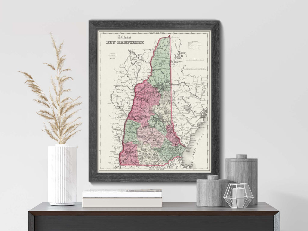 Historic New Hampshire map