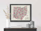 Historic State of Ohio Map