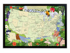 Map of Best Zoos in the USA