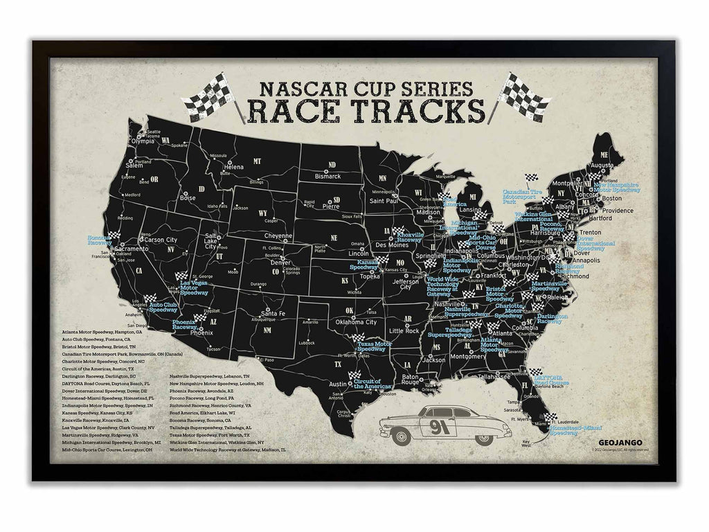 NASCAR Track Map