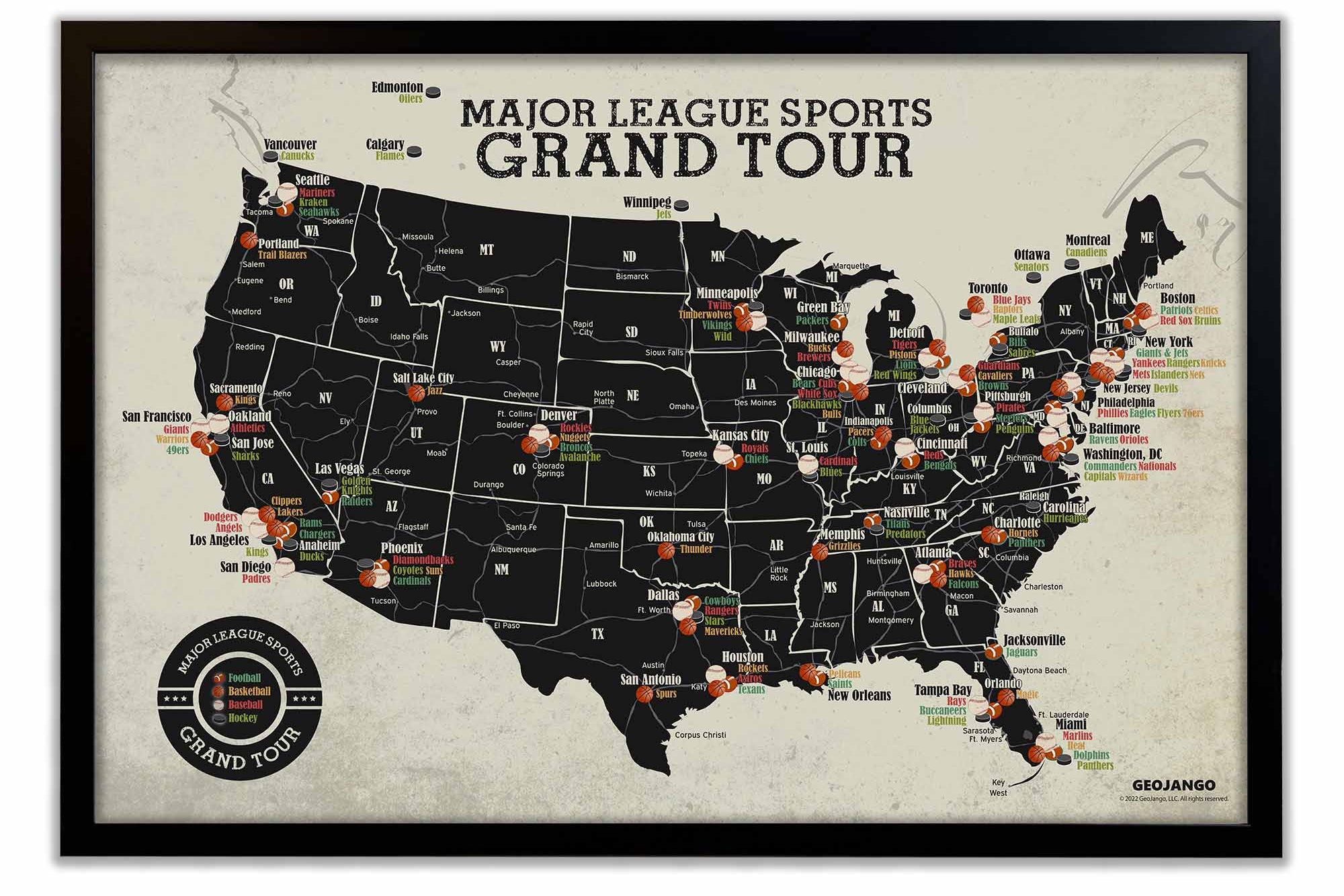 Grand Tour 4 Sports Stadium Map