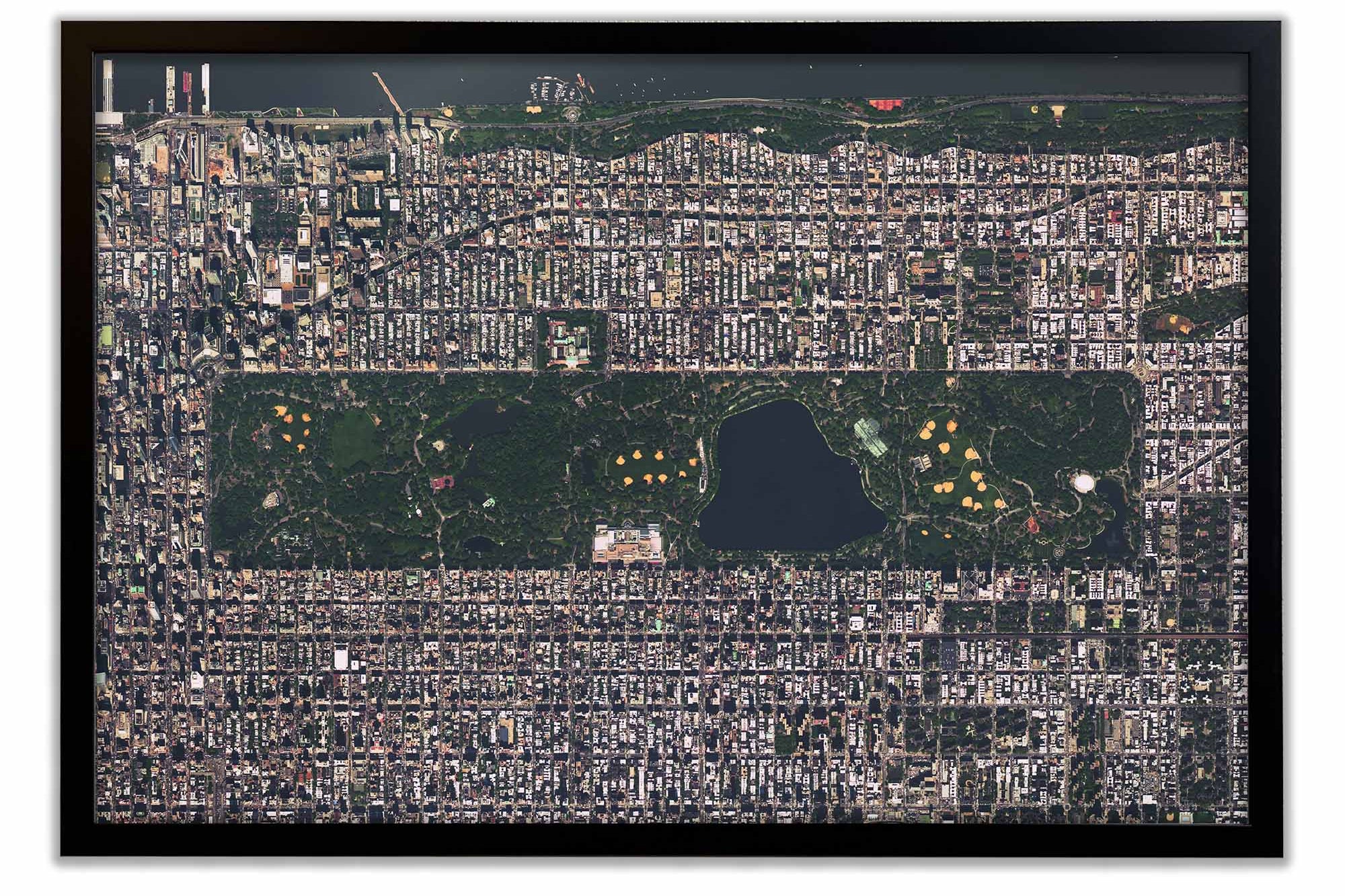Central Park Satellite Photo