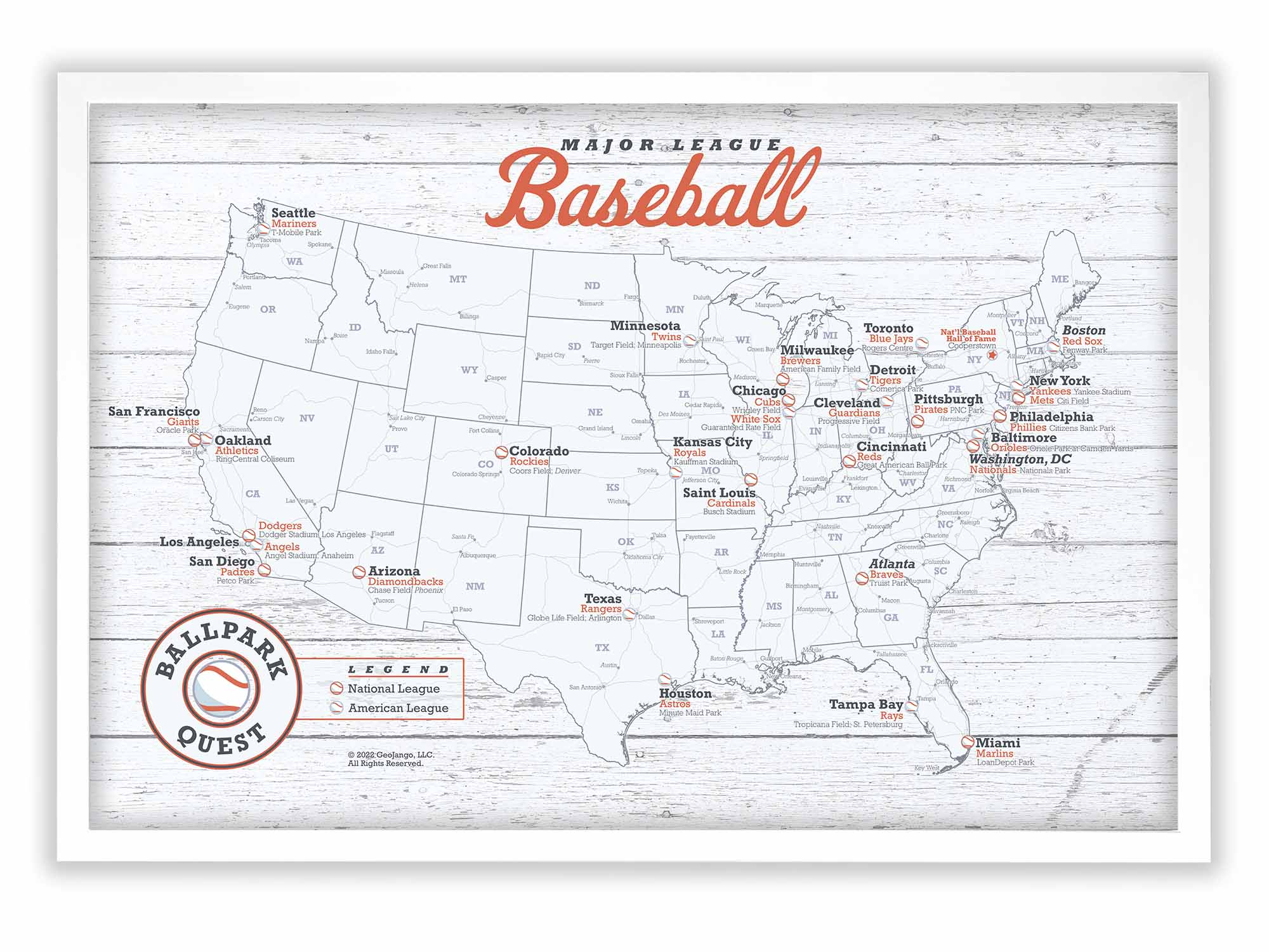 Baseball Map Above Baseball Stadium Maps – GeoJango Maps